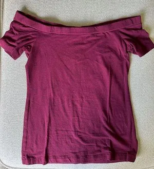 Maroon off the shoulder top Red Size M thumbnail 1
