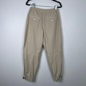 Rag‎ & Bone Womens Barrel Leg Pants Tan Beige Lightweight Elastic Waist Size M thumbnail 5