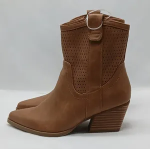Dolce Vita Kirby Ankle Boot Women 6.5 Tan Western Shoes Cowboy Cowgirl Pointed thumbnail 1