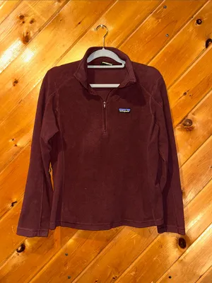 Patagonia Micro-D quarterzip in chicory red thumbnail 3