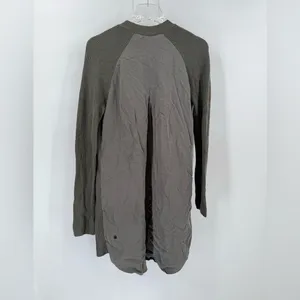 Lululemon Still At‎ Ease Wrap Cashlu & Tencel Size small Grey Sage thumbnail 2
