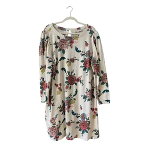 LOFT Floral‎ Shift Dress Plus Size 20 Long Sleeve Knee Length Casual Work thumbnail 11