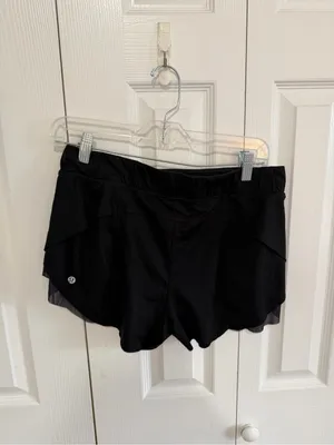 Lululemon Home Stretch Short 3" Black Athletic Size 6 thumbnail 6
