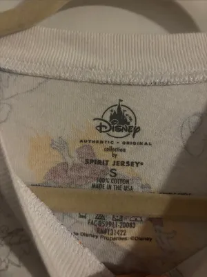 Disney White Long-Sleeve Mickey & Friends Allover Spirit Jersey thumbnail 5