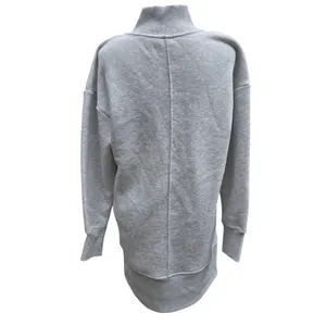 Xersion -875 NWT Womens Classic Fleece Quarter Zip Sweatshirt‎ Dress Gray Size M thumbnail 6