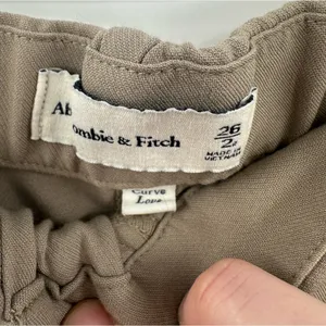 Abercrombie‎ & Fitch Women's Tan Sloane Tailored Wide Leg Trouser Pants Size 2 thumbnail 4