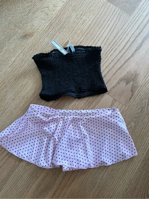 Frankies bikinis Pink Polka Dot Two-Piece Set thumbnail 4