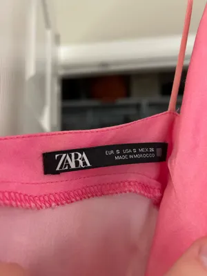 ZARA Tie-Dye Dress Satin thumbnail 2