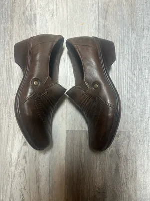 Michel M Emma Loafer Size 9M Brown Slip on thumbnail 3