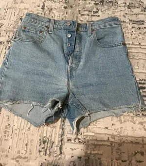 Levi’s Ribcage Shorts Denim thumbnail 1