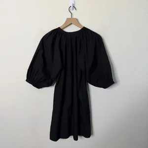 NWT Amour Vert Esther Organic Cotton‎ Poplin Dress Black Womens Size XS thumbnail 5