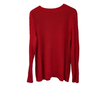 Old Navy Red Cable Knit‎ Sweater Plus Size 1X Long Sleeve Pullover NWT thumbnail 3