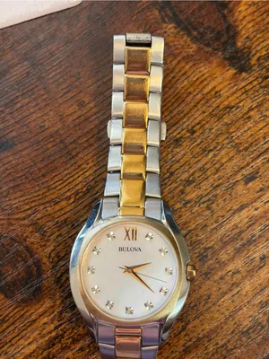 ✨ Bulova Diamond Collection 98P145 Two-Tone Watch | NEW Battery (Ready to Wear)! thumbnail 10