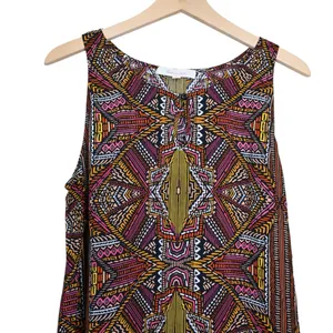 Two by Vince Camuto Women's M Geometric Boho Pattern Maxi Dress thumbnail 3