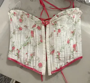 sky to moon corset top with tie back thumbnail 1