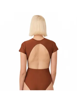Hakea Swim Chacahua Surf Suit Rust Beach Summer Women's Size US 2 AU 6 NWOT thumbnail 3