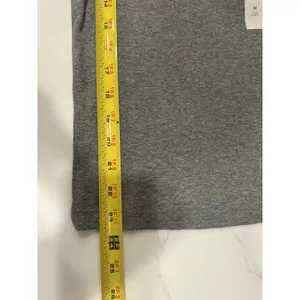 Banana Republic Factory Ribbed Racer Tank Crewneck Size Medium Gray Stretch NEW thumbnail 7