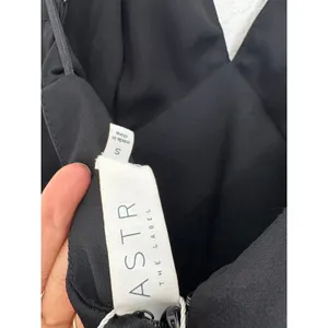 NWT ASTR The Label Black Deep V Satin Midi Dress Size Small Cocktail Wedding thumbnail 6