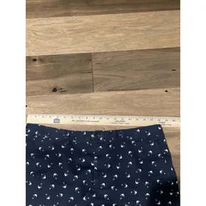 Banana Republic 12 Navy Anchor Print Shorts Cotton Stretch Nautical Summer thumbnail 5