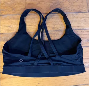 Lululemon Black Bra Sports 6 thumbnail 1