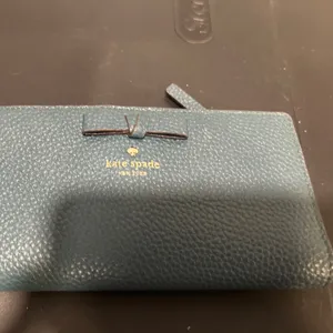 Kate Spade Blue Leather Wallet thumbnail 3