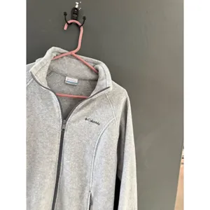 Columbia Benton Springs Fleece Jacket Womens Small Light Gray Full Zip Outdoor thumbnail 2