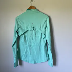 Lululemon Define Jacket Full-Zip Athletic Performance Teal Blue Women's Size 10 thumbnail 2