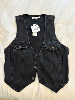 American Eagle Denim Vest thumbnail 2