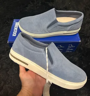 BIRKENSTOCK Oswego blue suede slip on shoes sneakers women’s eur 39 new thumbnail 1