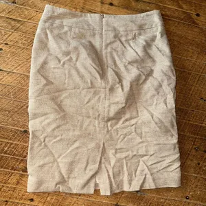 Ann Taylor brown textured business casual 0 pencil skirt thumbnail 3