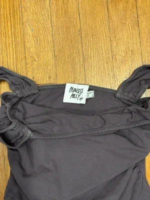 Princess Polly Grey Off the Shoulder Top thumbnail 5