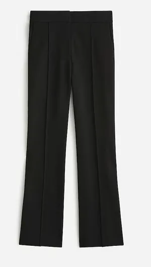 J.Crew Italian Ponte Demi-Boot Pants Black Size 2 thumbnail 1