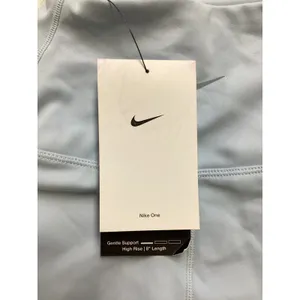 Nike One Dri-FIT High Rise 8" Bike Shorts Light Blue FZ6758-440‎ Womens XS NWT thumbnail 5