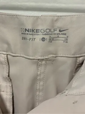 Nike Golf Dri Fit Tan Khaki Athletic Shorts Sporty Athleisure Performance thumbnail 7
