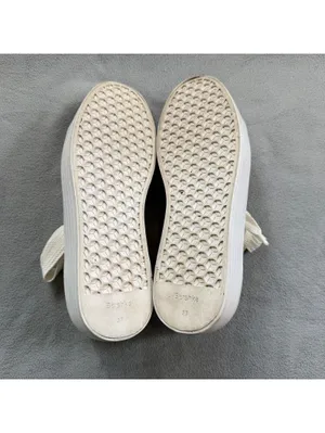 Bershka Women’s White Silver Platform Sneakers Chunky Lace Up EU 37 US 6.5 thumbnail 5