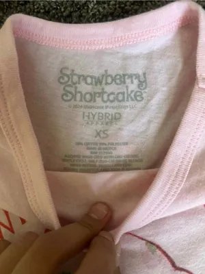 Strawberry Shortcake Pink T-Shirt Size XS 0335 thumbnail 3