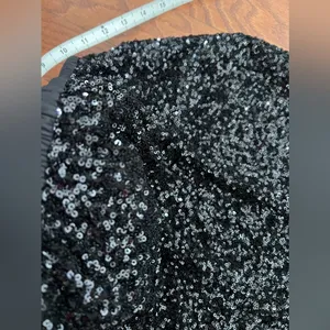 Gina Tricot mix & match sequin maxi skirt in black thumbnail 6