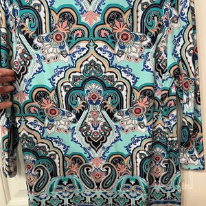 Charter Club Multicolor Paisley Top thumbnail 3