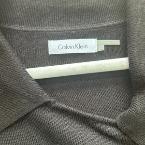Calvin Klein Women's Size L Black‎ Asymmetric Zip Front Knit Dress Belted Waist thumbnail 7