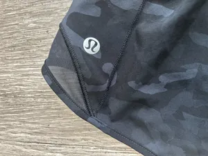 Lululemon Hotty Hot Shorts Incognito Camo Multi Grey / Black 4” Size 2 Tall thumbnail 5