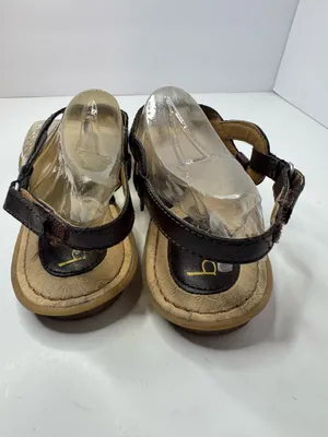B.O.C Brown Vegan Leather Strappy Sandals Size 9 thumbnail 4