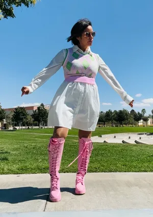Cherish White Button Down Shirt Dress thumbnail 1