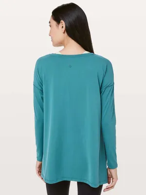 Lululemon Hit Unwind Long Sleeve | Tonic Teal thumbnail 2