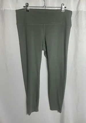 Rae Mode 1XL Olive Green High-Waisted Stretch Leggings Yoga Lounge Pant thumbnail 1
