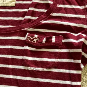 Hollister Striped Boatneck Quarter Length 3/4 Sleeve Shirt Top Blouse Sz XS EUC thumbnail 3