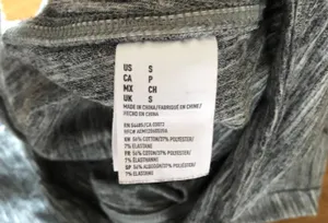 American Eagle Capris Stretch Gray Small thumbnail 4