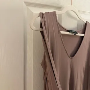 Lulus Glory of Love Taupe Cold Shoulder Shift Dress Extra Small thumbnail 6