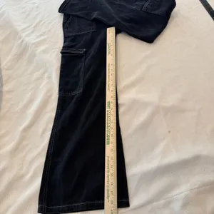 Altard State Jeans Women’s Black S Wide Leg Cargo Contrast Stitch Cotton thumbnail 7