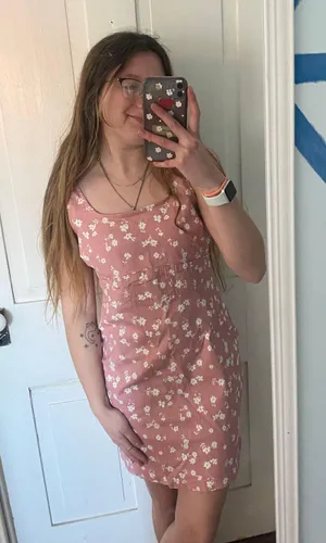 BNWT walmart pink floral dress thumbnail 1