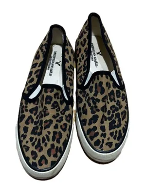 American Eagle Leopard Slip On Shoes Women Size 6 thumbnail 1